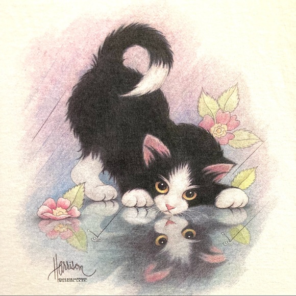 Hanes Tops - Kitty Cat Tee XL